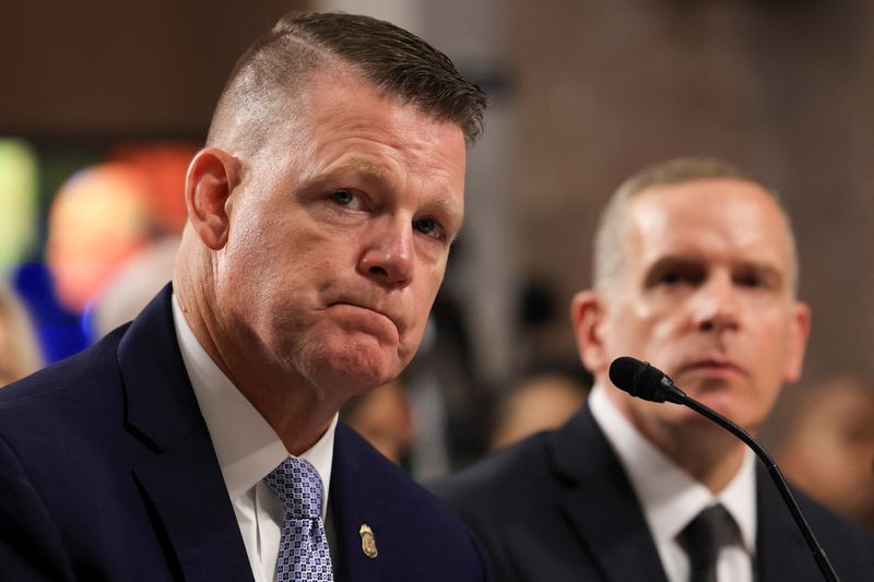 &copy; Reuters. Acting Director of the U.S. Secret Service, Ronald L. Rowe, Jr. appears before a Senate Judiciary Committee hearing on the attempted assassination of Republican presidential nominee and former U.S. President Donald Trump, on Capitol Hill in Washington, U.