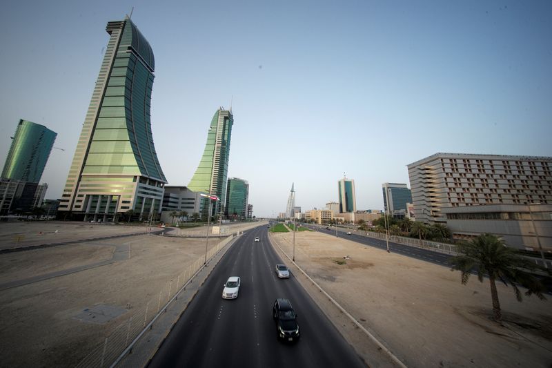 © Reuters. General view of Bahrain Financial Harbour is seen during early evening hours in Manama, Bahrain, May 2, 2020. Picture taken May 2, 2020. REUTERS/Hamad I Mohammed/ File Photo