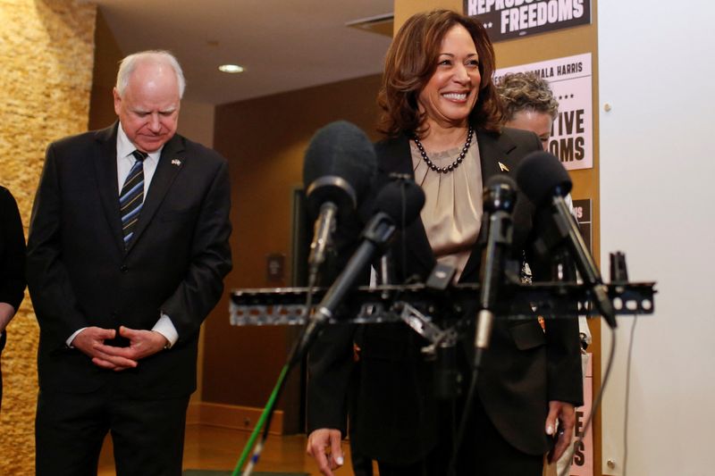 Kamala Harris picks Minnesota’s Tim Walz for vp By Reuters