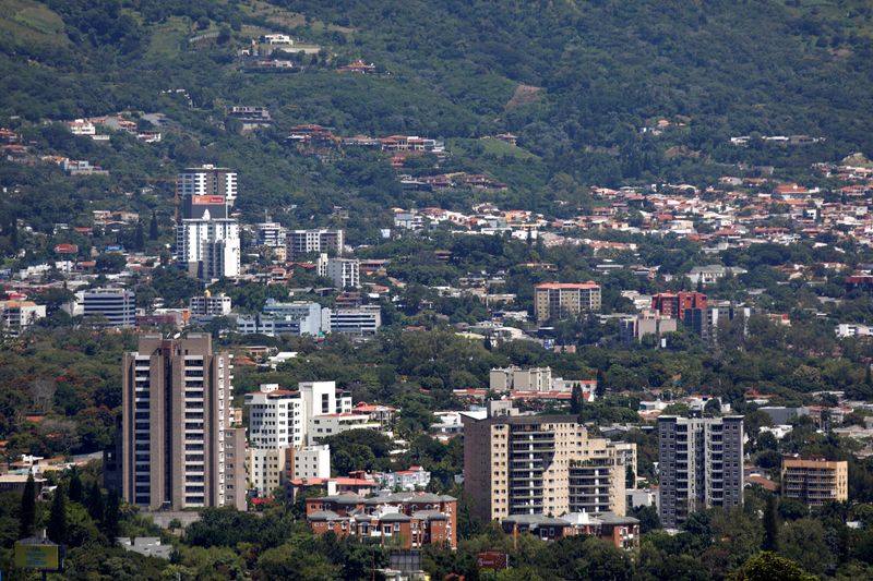 &copy; Reuters. FILE PHOTO: Residential buildings are seen in San Salvador, El Salvador September 24, 2018. REUTERS/Jose Cabezas/File Photo