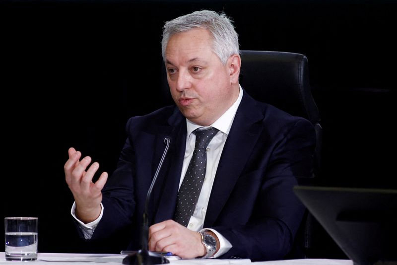 &copy; Reuters. FILE PHOTO: Canadian Security Intelligence Service Director David Vigneault speaks during public hearings for an independent commission probing alleged foreign interference in Canadian elections in Ottawa, Ontario, Canada February 1, 2024.  REUTERS/Blair 