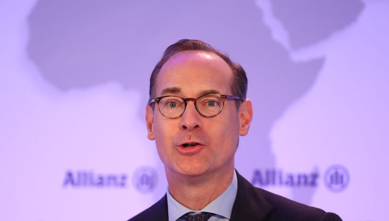 &copy; Reuters. Oliver Baete, Chief Executive Officer of Europe's biggest insurer Allianz SE attends the company's annual news conference in Munich, Germany, February 15, 2019.   REUTERS/Michael Dalder/ File Photo