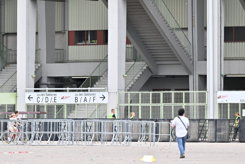 &copy; Reuters. Estádio onde seria realizado show de Taylor Swift em Vienan 8/8/2024    REUTERS/Elisabeth Mandl