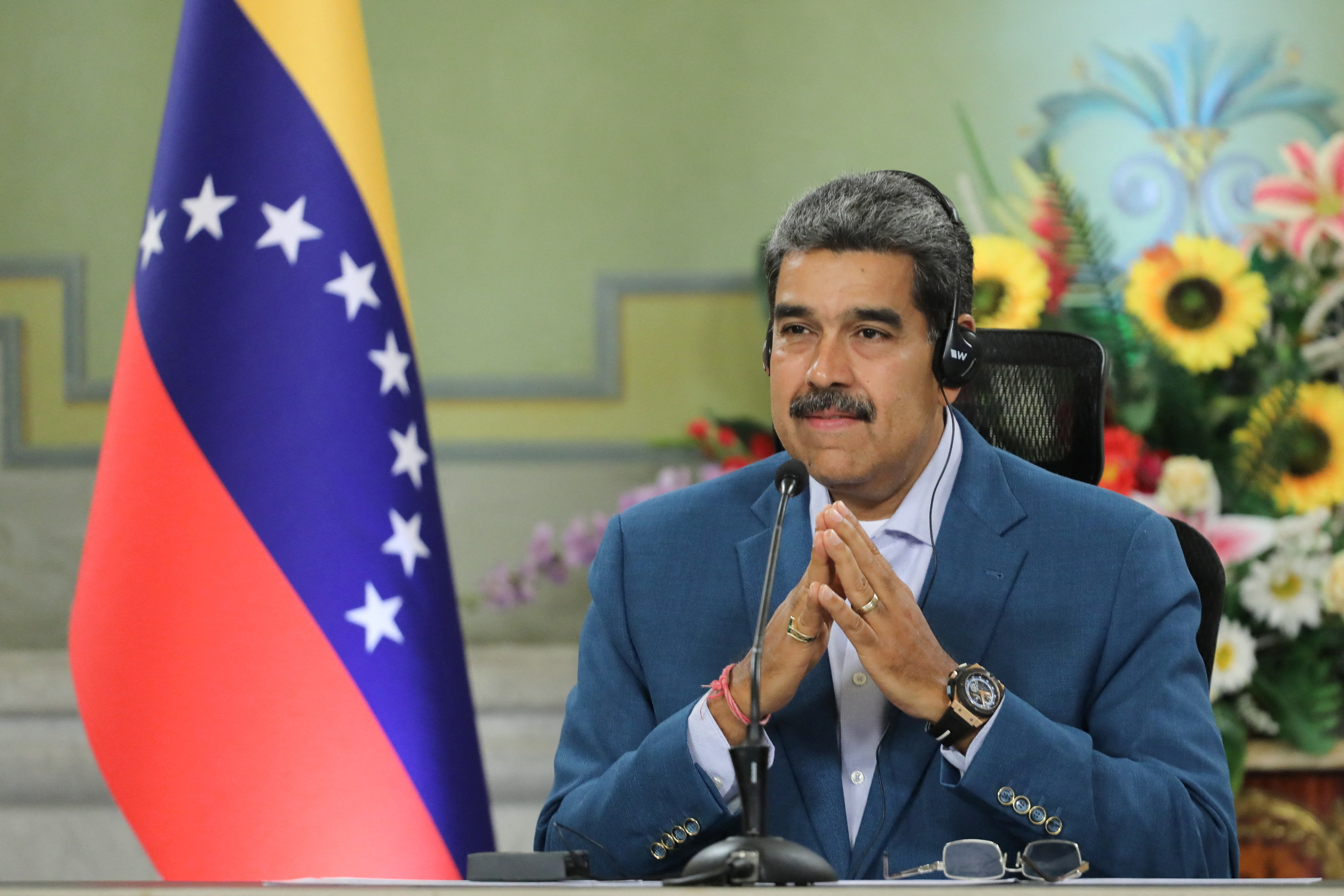 © Reuters. Caracas, August 8, 2024. Zurimar Campos/Miraflores Palace/Handout via REUTERS 