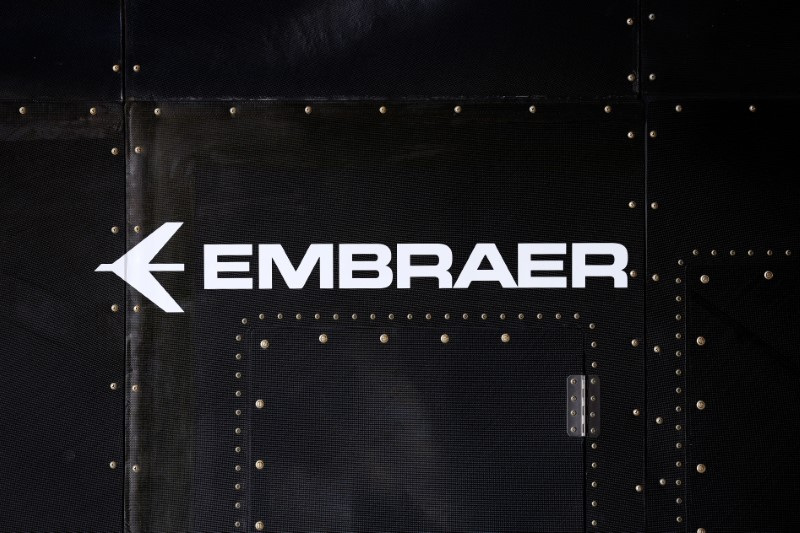 © Reuters. Logo da Embraer
03/07/2024
REUTERS/Amanda Perobelli