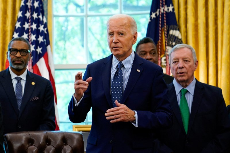 &copy; Reuters. Presidente dos EUA, Joe Bidenn16/08/2024nREUTERS/Elizabeth Frantz