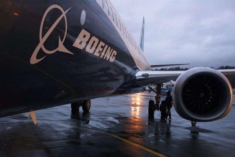 &copy; Reuters. A Boeing 737 MAX sits outside the hangar during a media tour of the Boeing 737 MAX at the Boeing plant in Renton, Washington December 8, 2015. REUTERS/Matt Mills McKnight//File Photo