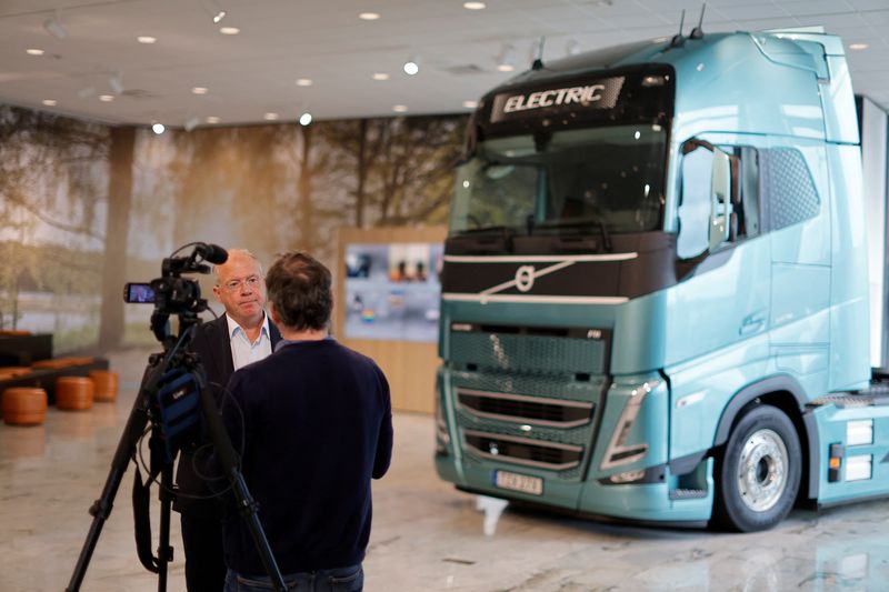 &copy; Reuters. President and CEO of AB Volvo Martin Lundstedt is seen on the day of the presentation of Volvo Group's Q2 2023 earnings report, in Gothenburg, Sweden, July 19, 2023. Adam Ihse/TT News Agency/via REUTERS/File Photo