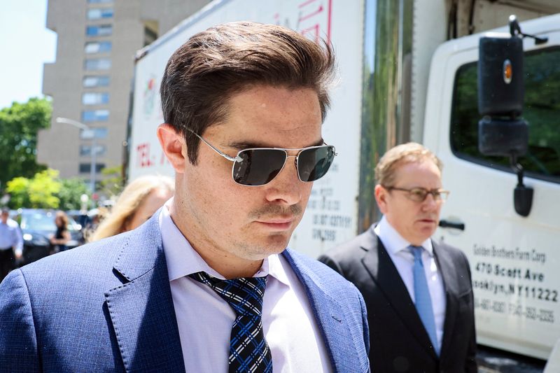 &copy; Reuters. FILE PHOTO: Ryan Salame, the former co-chief executive of FTX Digital Markets, exits the Federal Court after sentencing in New York City, U.S., May 28, 2024.  REUTERS/Brendan McDermid/File Photo