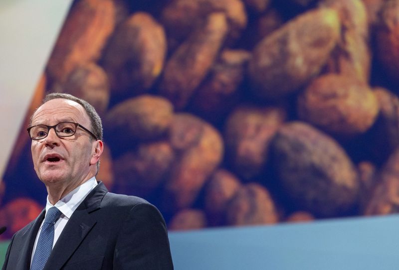 &copy; Reuters. Nestle CEO Mark Schneider attends the Annual General Meeting of Nestle in Ecublens near Lausanne, Switzerland, April 18, 2024. REUTERS/Denis Balibouse/File Photo