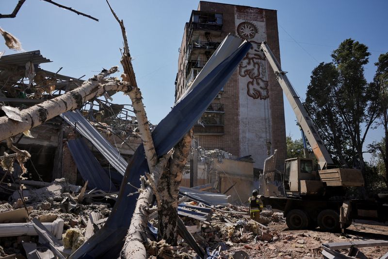 © Reuters. Kramatorsk, Ukraine, August 25, 2024. REUTERS/Thomas Peter