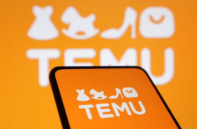 © Reuters. FILE PHOTO: Temu logo is seen in this illustration taken August 22, 2024. REUTERS/Dado Ruvic/Illustration/File Photo