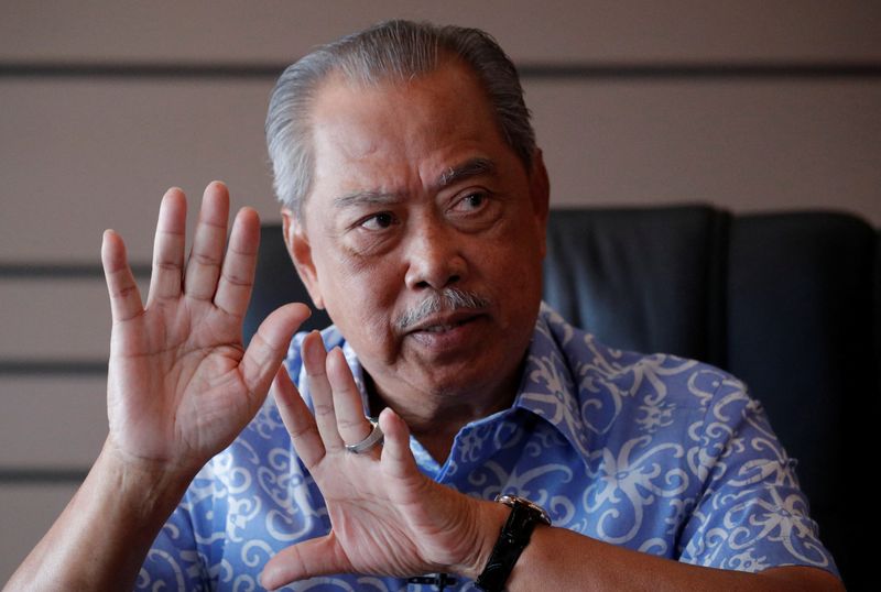 &copy; Reuters. FILE PHOTO: Malaysian opposition leader and former premier Muhyiddin Yassin speaks during an interview at Kuala Lumpur, Malaysia July 27, 2023. REUTERS/Hasnoor Hussain/File Photo