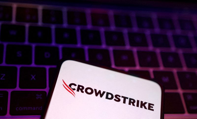 &copy; Reuters. FILE PHOTO: CrowdStrike logo is seen in this illustration taken July 29, 2024. REUTERS/Dado Ruvic/Illustration/File Photo/File Photo