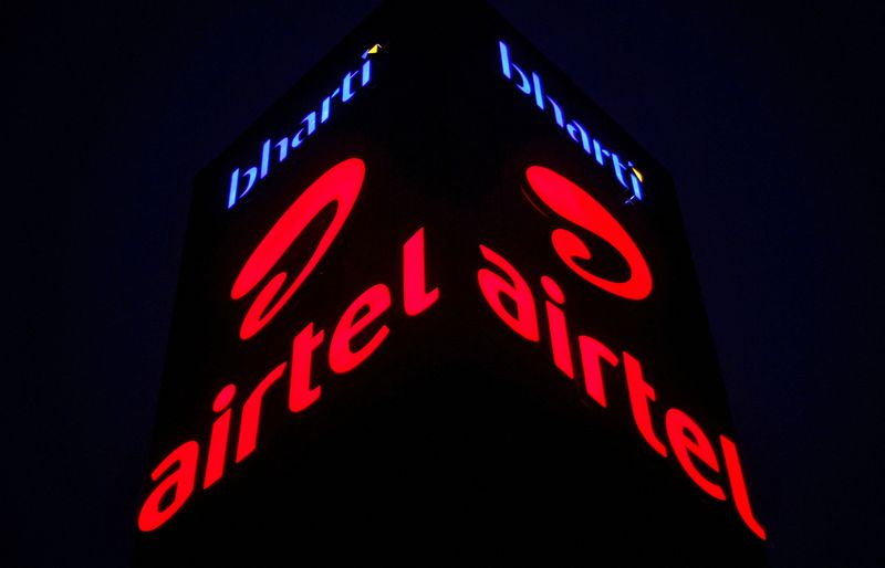 &copy; Reuters. FILE PHOTO: A Bharti Airtel office building is pictured in Gurugram, previously known as Gurgaon, on the outskirts of New Delhi, India April 21, 2016. REUTERS/Adnan Abidi/File Photo