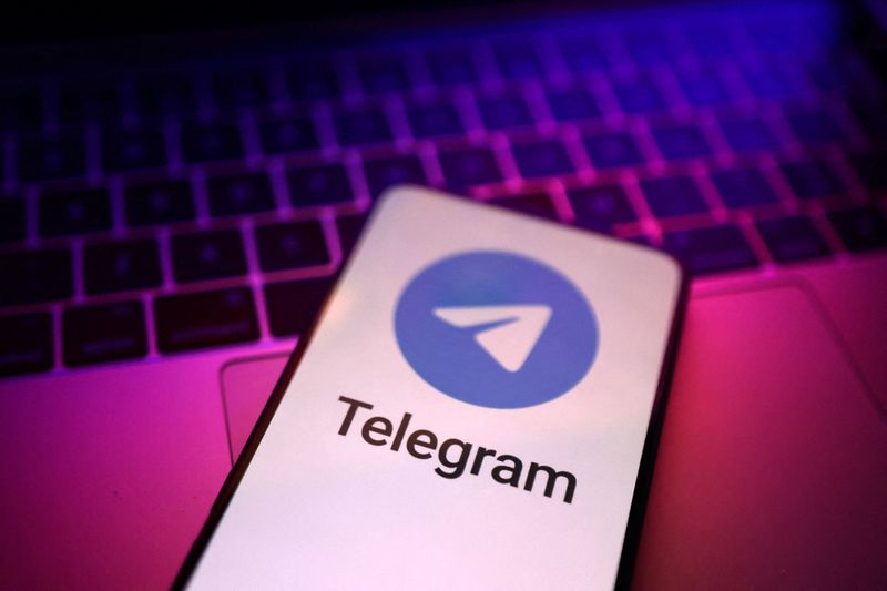 &copy; Reuters. Telegram app logo is seen in this illustration taken, August 27, 2024. REUTERS/Dado Ruvic/Illustration