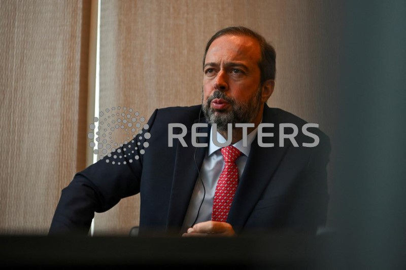 &copy; Reuters. Minister of Mines and Energy of Brazil Alexandre Silveira speaks during an interview with Reuters during CERAWeek by S&P Global in Houston, Texas, U.S. March 21, 2024.  REUTERS/Callaghan O'Hare