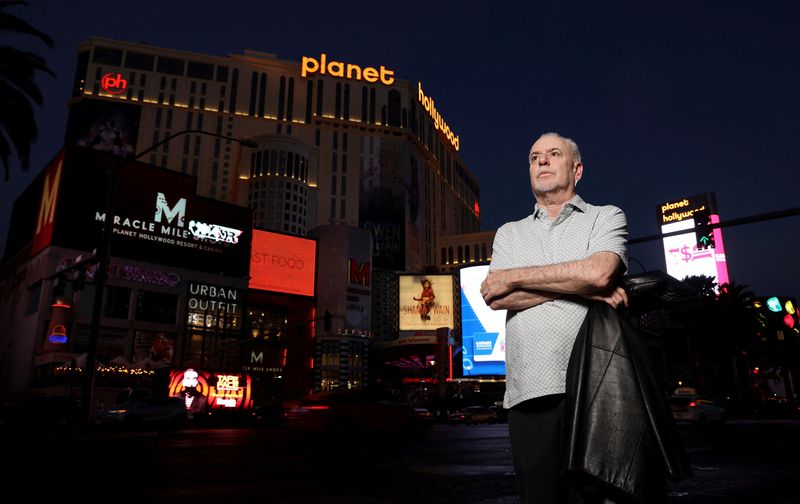 © Reuters. FILE PHOTO: Jeff German, an investigative reporter with the Las Vegas Review Journal, who was stabbed to death on September 2, 2022 outside his home in Las Vegas, Nevada, poses in this handout picture taken June 2, 2021.   K.M. Cannon/Las Vegas Review Journal/Handout via REUTERS/File Photo