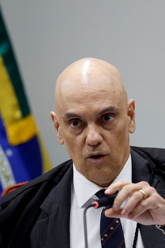 &copy; Reuters. Ministro Alexandre de Moraes n18/06/2024nREUTERS/Adriano Machado