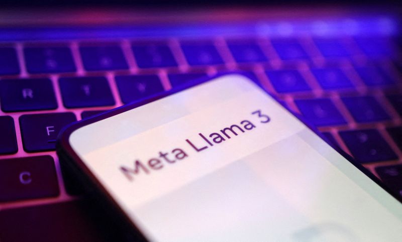 &copy; Reuters. FILE PHOTO: Meta LIama 3 logo is seen in this illustration taken May 20, 2024. REUTERS/Dado Ruvic/Illustration/File Photo