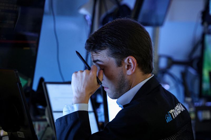 &copy; Reuters. Operador na Bolsa de Valores de Nova Yorkn28/04/2024 REUTERS/Brendan McDermid