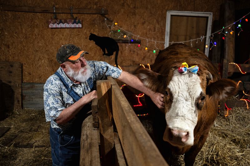 © Reuters. FILE PHOTO: Dan Klotz, Luz Farms, near Monee, Illinois, April 15, 2024. REUTERS/Jim Vondruska