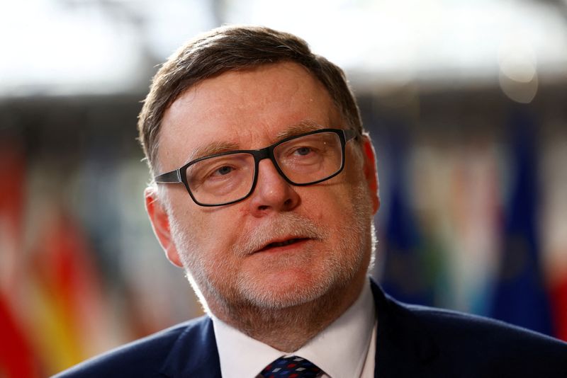 ©Reuters. O Ministro das Finanças checo, Zbynek Stanjura, participa numa reunião dos ministros das finanças da União Europeia em Bruxelas, Bélgica, em 12 de julho de 2022. REUTERS/Yves Herman/Foto de arquivo