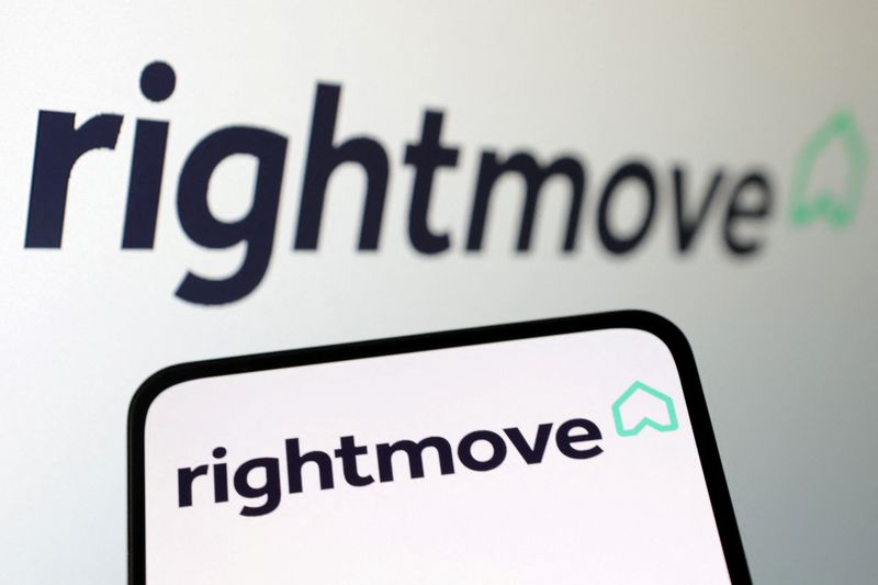 &copy; Reuters. Rightmove logo is seen displayed in this illustration taken April 10 2023. REUTERS/Dado Ruvic/Illustration