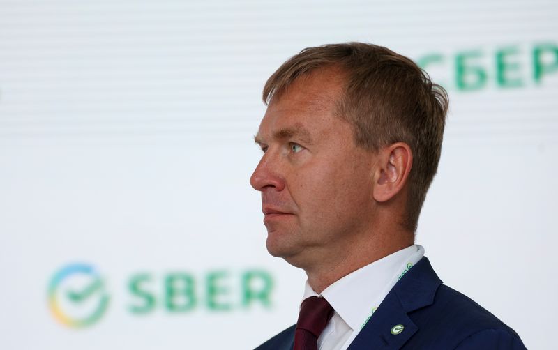 &copy; Reuters. Deputy Chairman of the Executive Board of Sber Anatoly Popov attends the St. Petersburg International Economic Forum (SPIEF) in Saint Petersburg, Russia June 16, 2022. REUTERS/Anton Vaganov/ File Photo