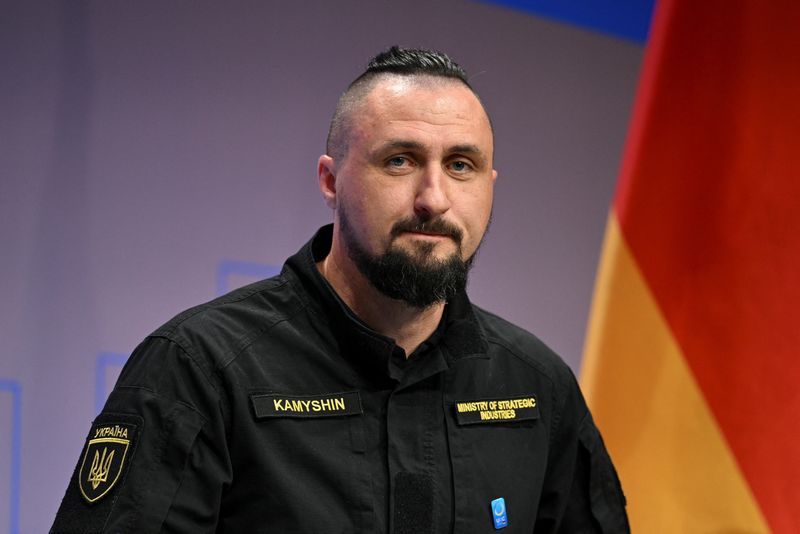 © Reuters. FILE PHOTO: Oleksandr Kamyshin, Minister for Strategic Industries of Ukraine attends the Recovery Forum of the Ukraine Recovery Conference 2024 in Berlin, Germany, June 11, 2024.  REUTERS/Annegret Hilse/File Photo