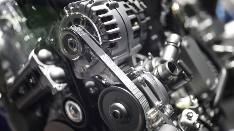 &copy; Reuters. FILE PHOTO: A diesel engine is pictured at the Daimler annual shareholder meeting in Berlin, Germany, May 22, 2019. REUTERS/Hannibal Hanschke/File Photo