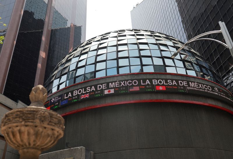 &copy; Reuters. FILE PHOTO: A view of Mexico's stock exchange building in Mexico City, Mexico Mexico June 12, 2024. REUTERS/Henry Romero/File Photo