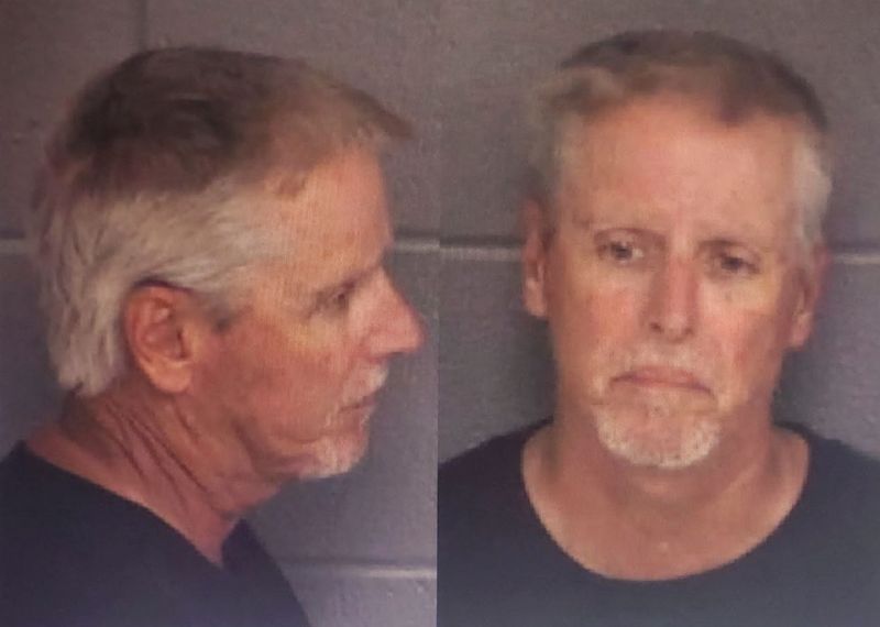 © Reuters. Colin Gray, 54, father of 14-year-old suspected Apalachee High School shooter Colt Gray, poses for police booking photos in this undated handout photo released September 5, 2024.    Barrow County Sheriff's Office/Handout via REUTERS