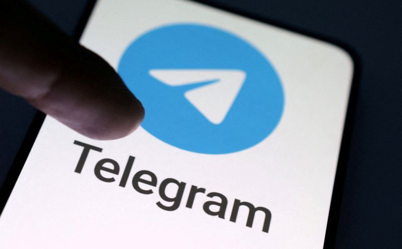 © Reuters. FILE PHOTO: Telegram app logo is seen in this illustration taken, August 27, 2024. REUTERS/Dado Ruvic/Illustration/File Photo