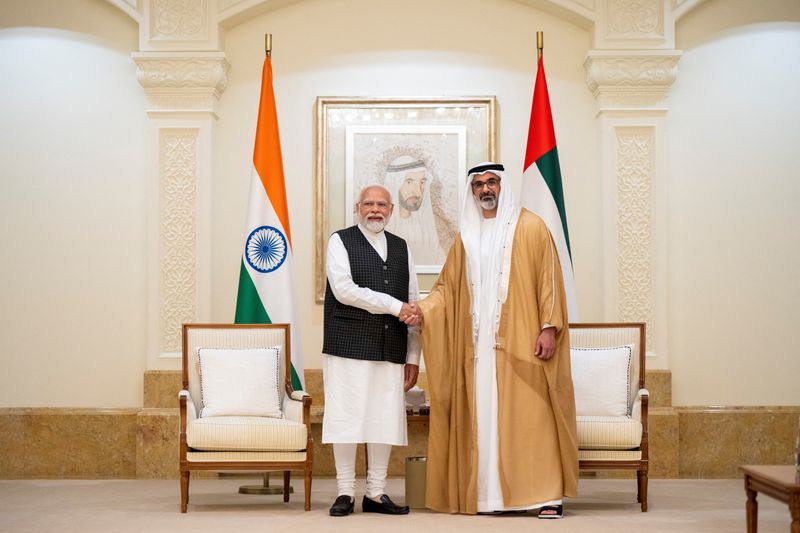 India, UAE to review trade deal in talks this week, sources say