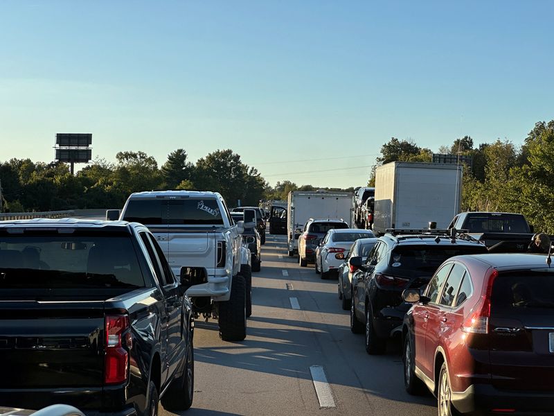 © Reuters. I-75 near London, Kentucky, September 7, 2024. Rich Brimer/via REUTERS