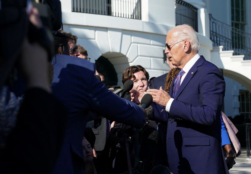 &copy; Reuters. Presidente norte-americano, Joe Bidenn10/09/2024nREUTERS/Kevin Lamarque