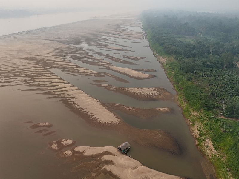 &copy; Reuters. Seca no Rio Madeira, Humaitá, Amazonas. 7 de setembro de 2024. REUTERS/Bruno Kelly 