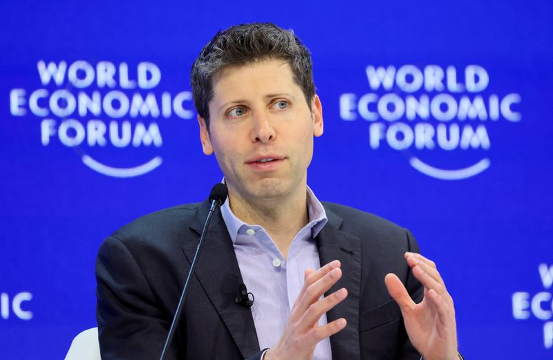 © Reuters. Sam Altman, CEO of OpenAI, attends the 54th annual meeting of the World Economic Forum, in Davos, Switzerland, January 18, 2024. REUTERS/Denis Balibouse/File photo