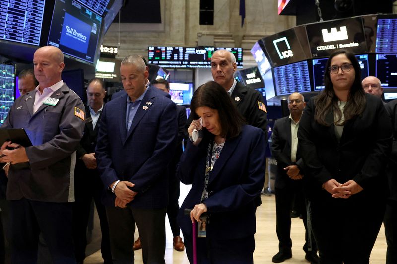 &copy; Reuters. Operadores na Bolsa de Valores de Nova Yorkn11/09/2024 REUTERS/Brendan McDermid 