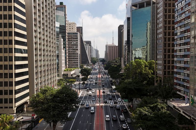 &copy; Reuters. Vista da Av Paulista, em São Paulon26/04/2024. REUTERS/Amanda Perobelli