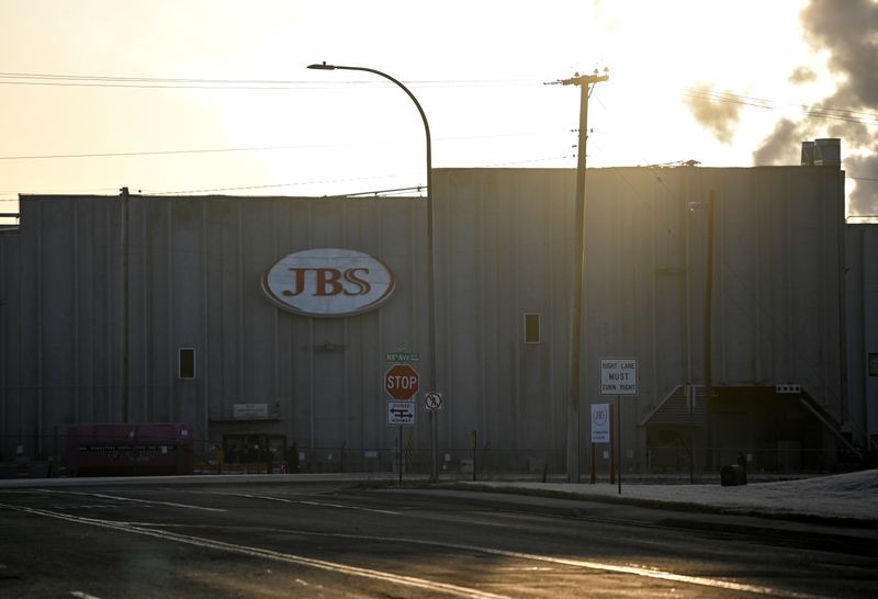 © Reuters. Unidade da JBS em Greeley, Colorado, EUA
05/03/2021
Alex McIntyre/The Greeley Tribune/Pool