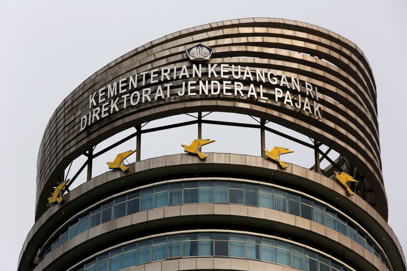 &copy; Reuters. FILE PHOTO: Indonesia tax office building in Jakarta, Indonesia, April 3, 2018. Picture taken April 3, 2018. REUTERS/Willy Kurniawan/File Photo