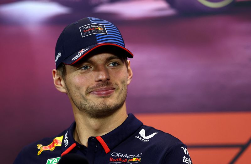 &copy; Reuters. Max Verstappen durante entrevista coletiva no Grande Prêmio de Cingapura de Fórmula 1n19/09/2024 REUTERS/Edgar Su