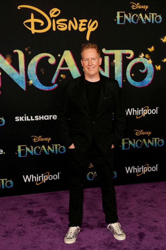 &copy; Reuters. FILE PHOTO: Director Jared Bush attends the premiere for the film "Encanto" at El Capitan Theatre in Los Angeles, California, U.S., November 3, 2021.  REUTERS/Ringo Chiu/File Photo