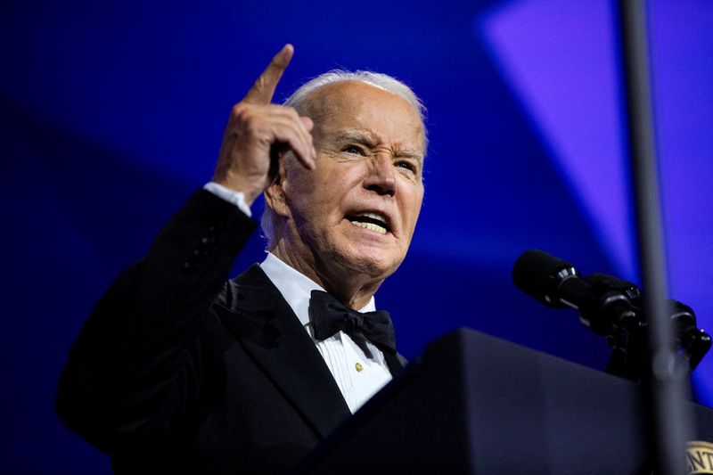 &copy; Reuters. O presidente dos EUA, Joe Biden, faz comentários na 47ª Gala de Premiação Anual do Congressional Hispanic Caucus Institute em Washington, EUAn19/09/2024nREUTERS/Anna Rose Layden