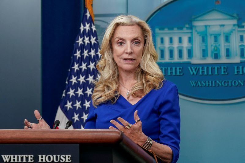 © Reuters. National Economic Council Director Lael Brainard speaks during the daily briefing at the White House in Washington, U.S., October 26, 2023. REUTERS/Ken Cedeno/File Photo