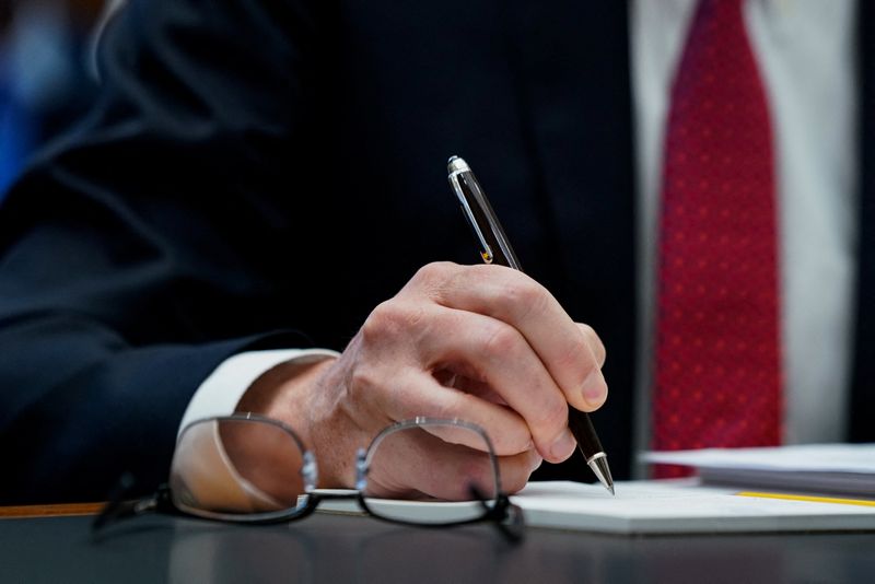 &copy; Reuters. Federal Aviation Administration (FAA) Administrator Michael Whitaker testifies before a House Transportation and Infrastructure Aviation Subcommittee hearing to answer questions related to the January 5th rapid depressurization accident involving a Boeing