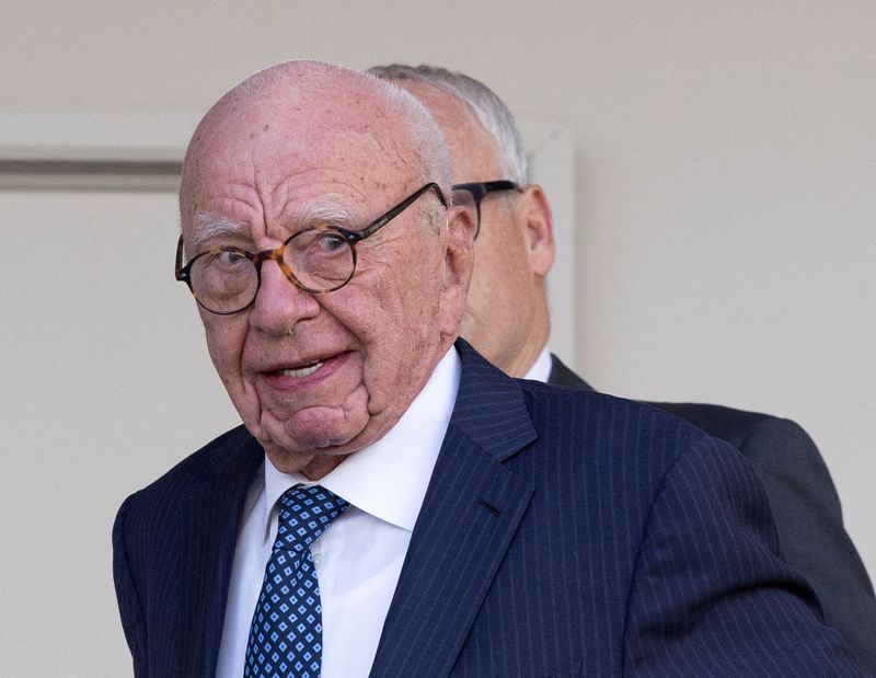 &copy; Reuters. Rupert Murdoch looks on as he walks on the day of the hearing on the contentious matter of succession of Rupert Murdoch's global television and publishing empire, in Reno, Nevada, U.S. September 23, 2024.  REUTERS/Fred Greaves    