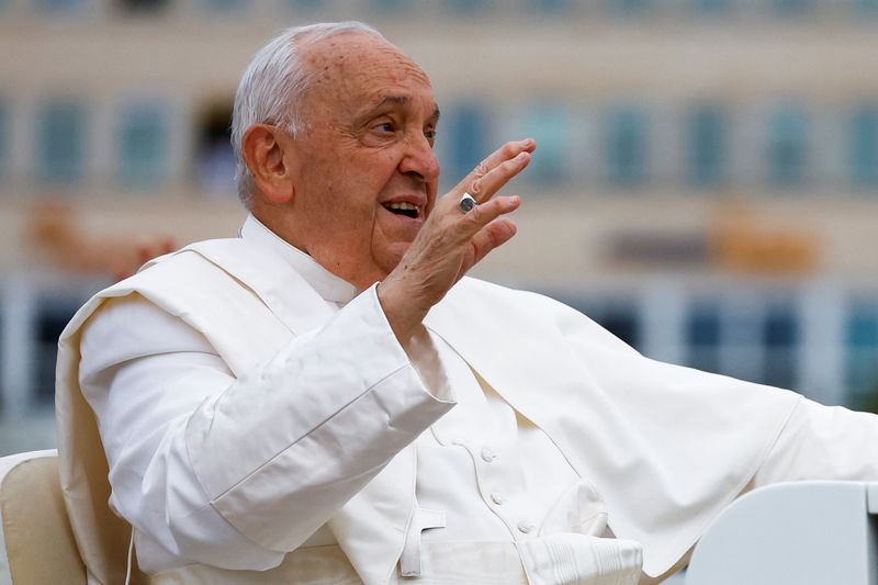 &copy; Reuters. Papa Francisco durante visita a Luxemburgon26/09/2024 REUTERS/Stephanie Lecocq